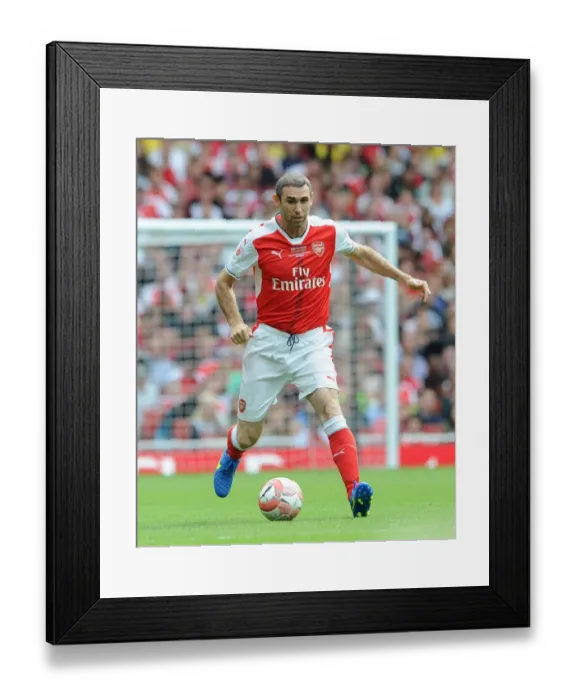 Framed Print : Arsenal Legends vs. AC Milan: A Football Clash at Emirates Stadium