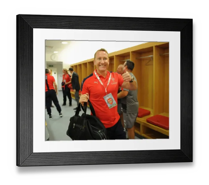 Framed Print : Clash of Football Legends: Arsenal vs. Milan at Emirates Stadium Framed Print : Clash of Football Legends: Arsenal vs. Milan at Emirates Stadium