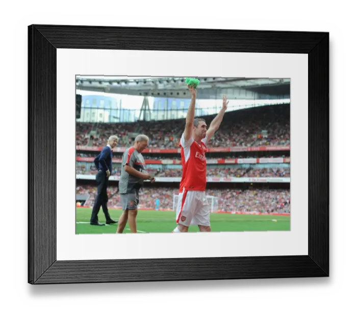 Framed Print : Arsenal Legends vs. Milan Glorie: A Football Clash at Emirates Stadium Framed Print : Arsenal Legends vs. Milan Glorie: A Football Clash at Emirates Stadium
