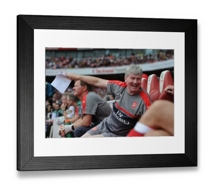 Framed Print : Arsenal Legends vs. Milan Glorie: A Football Clash at Emirates Stadium Framed Print : Arsenal Legends vs. Milan Glorie: A Football Clash at Emirates Stadium