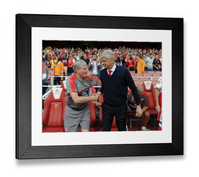 Framed Print : Arsenal Legends vs. Milan Glorie: A Nostalgic Clash of Football Greats - Wenger and Rice Reunite Framed Print : Arsenal Legends vs. Milan Glorie: A Nostalgic Clash of Football Greats - Wenger and Rice Reunite
