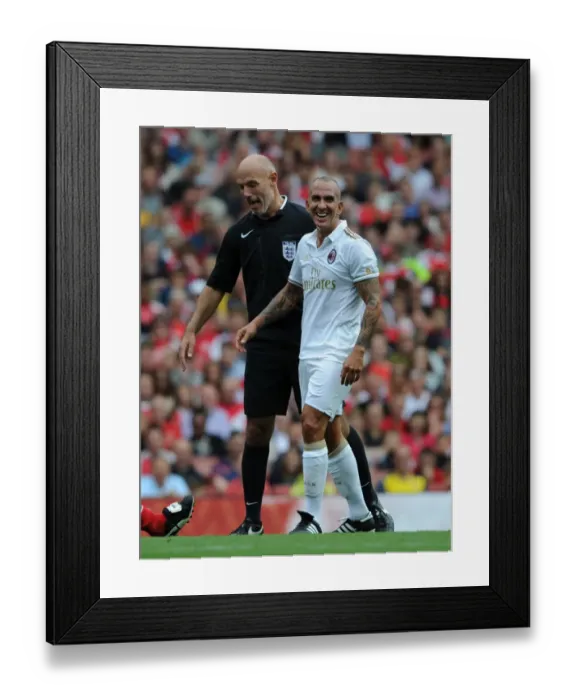 Framed Print : Arsenal Legends vs. Milan Glorie: A Star-Studded Clash at Emirages Stadium Framed Print : Arsenal Legends vs. Milan Glorie: A Star-Studded Clash at Emirages Stadium