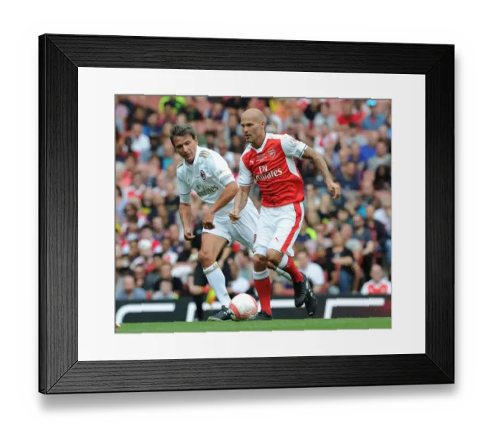 Framed Print : Arsenal Legends vs. Milan Glorie: Freddie Ljungberg's Emirates Reunion Framed Print : Arsenal Legends vs. Milan Glorie: Freddie Ljungberg's Emirates Reunion