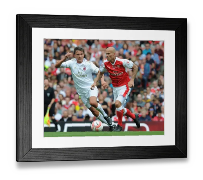 Framed Print : Arsenal Legends vs Milan Glorie: Freddie Ljungberg's Emirates Reunion Framed Print : Arsenal Legends vs Milan Glorie: Freddie Ljungberg's Emirates Reunion
