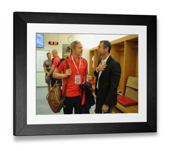 Framed Print : Arsenal Legends vs. Milan Glorie: A Battle of Football Legends at Emirates Stadium Framed Print : Arsenal Legends vs. Milan Glorie: A Battle of Football Legends at Emirates Stadium