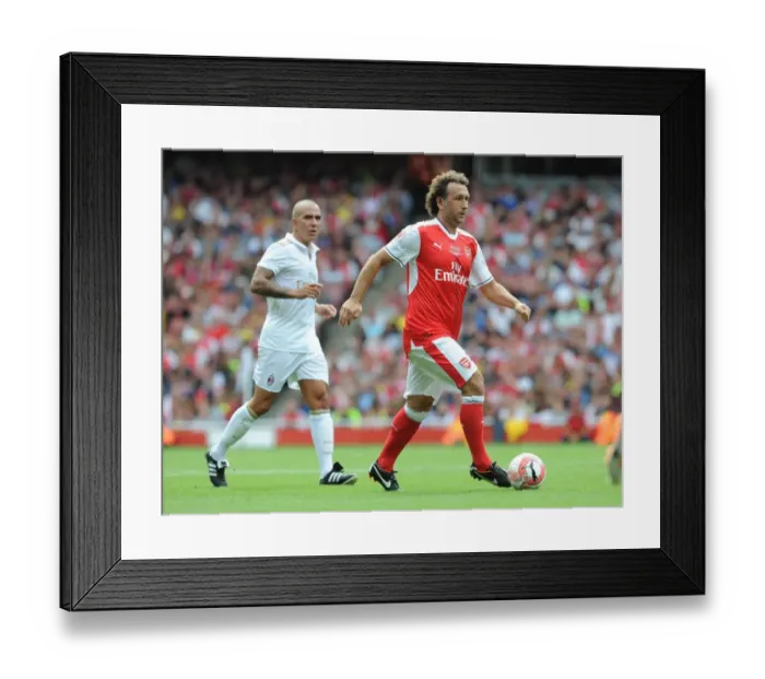 Framed Print : Gilles Grimondi (Arsenal). Arsenal Legends 4: 2 Milan Glorie