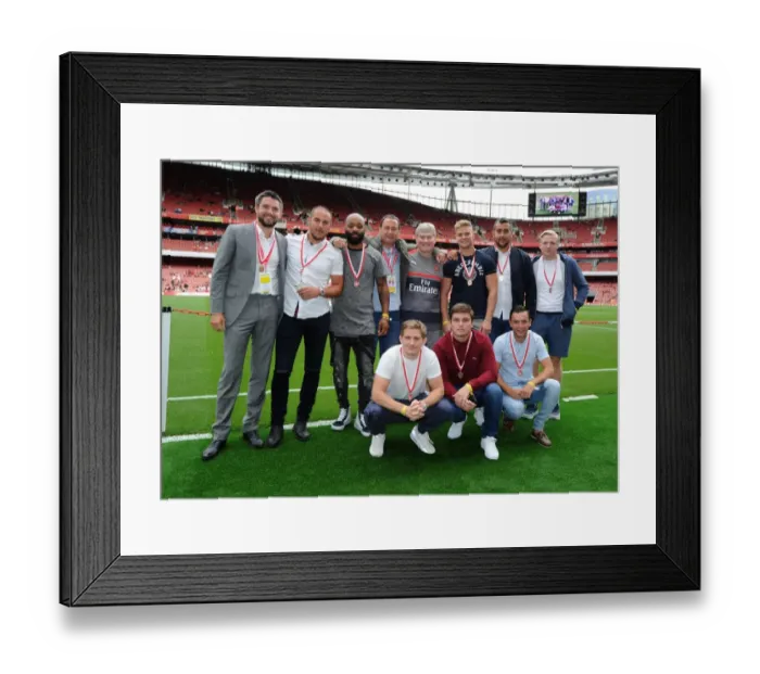 Framed Print : Pre Match Community Presentation. Arsenal Legends 4: 2 Milan Glorie Framed Print : Pre Match Community Presentation. Arsenal Legends 4: 2 Milan Glorie