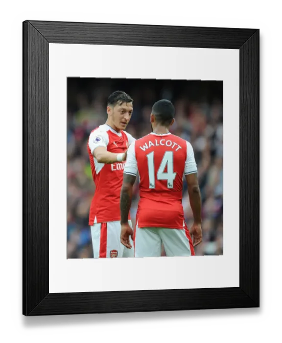 Framed Print : Arsenal's Ozil and Walcott in Action: Arsenal vs. Southampton (2016-17) Framed Print : Arsenal's Ozil and Walcott in Action: Arsenal vs. Southampton (2016-17)