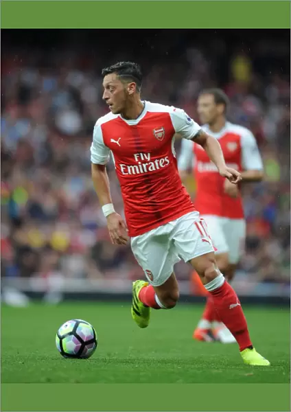 LONDON, ENGLAND - SEPTEMBER 10: Mesut Ozil of Arsenal during the Premier League match between Arsenal