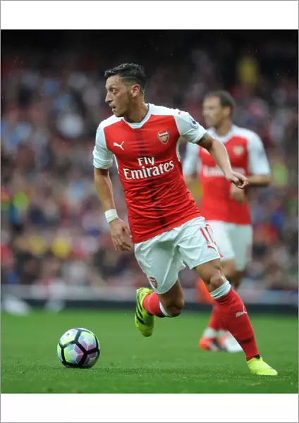 LONDON, ENGLAND - SEPTEMBER 10: Mesut Ozil of Arsenal during the Premier League match between Arsenal