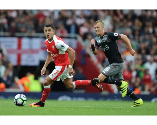 Alexis Sanchez Outsmarts Ward-Prowse: Arsenal vs. Southampton, 2016-17 Premier League