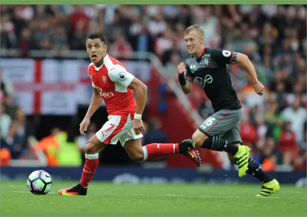 Alexis Sanchez Outsmarts Ward-Prowse: Arsenal vs. Southampton, 2016-17 Premier League