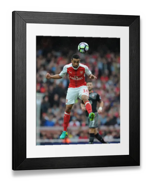 Framed Print : Coquelin in Action: Arsenal vs. Southampton (2016-17)