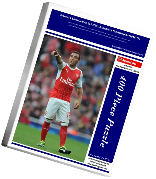 Arsenal's Santi Cazorla in Action: Arsenal vs Southampton (2016-17)