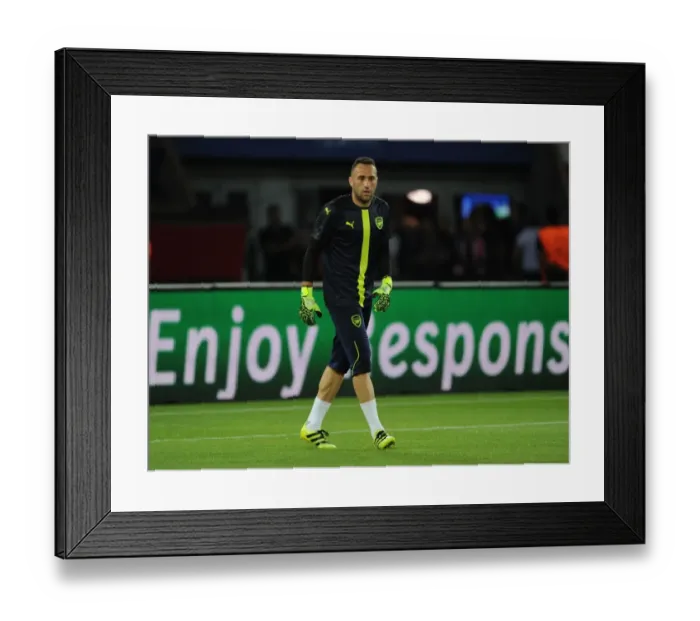 Framed Print : David Ospina Gears Up for Paris Saint-Germain Showdown in 2016-17 Champions League