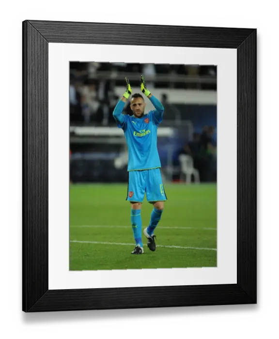 Framed Print : David Ospina's Emotional Reaction: Paris Saint-Germain vs. Arsenal (2016-17 Champions League) Framed Print : David Ospina's Emotional Reaction: Paris Saint-Germain vs. Arsenal (2016-17 Champions League)