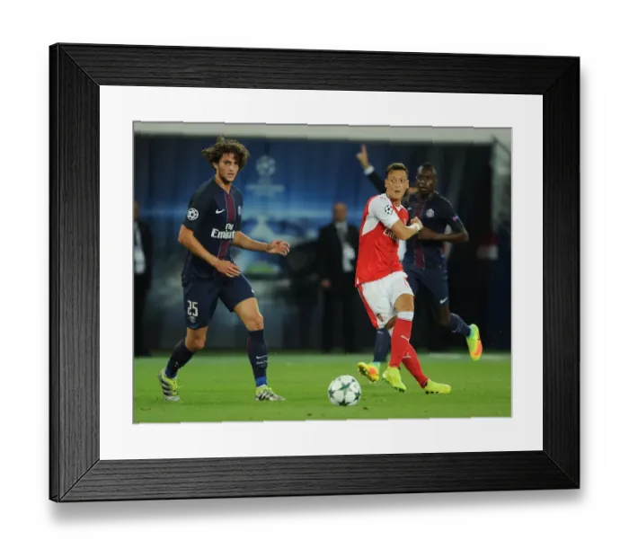 Framed Print : Mesut Ozil vs. Adrien Rabiot: A Champions League Battle at Parc des Princes Framed Print : Mesut Ozil vs. Adrien Rabiot: A Champions League Battle at Parc des Princes