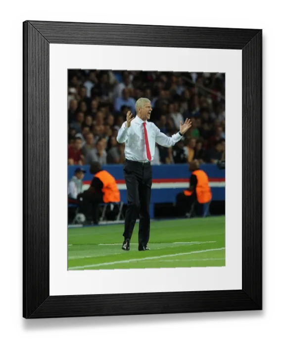 Framed Print : Arsene Wenger at Parc des Princes: Arsenal vs. Paris Saint-Germain, UEFA Champions League 2016-17 Framed Print : Arsene Wenger at Parc des Princes: Arsenal vs. Paris Saint-Germain, UEFA Champions League 2016-17
