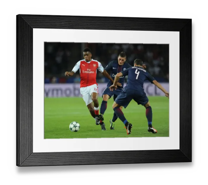 Framed Print : Champions League Showdown: Iwobi vs. Verratti & Krychowiak - Arsenal's Star Clashes with PSG's Midfield Dynamos: A Battle to Remember Framed Print : Champions League Showdown: Iwobi vs. Verratti & Krychowiak - Arsenal's Star Clashes with PSG's Midfield Dynamos: A Battle to Remember