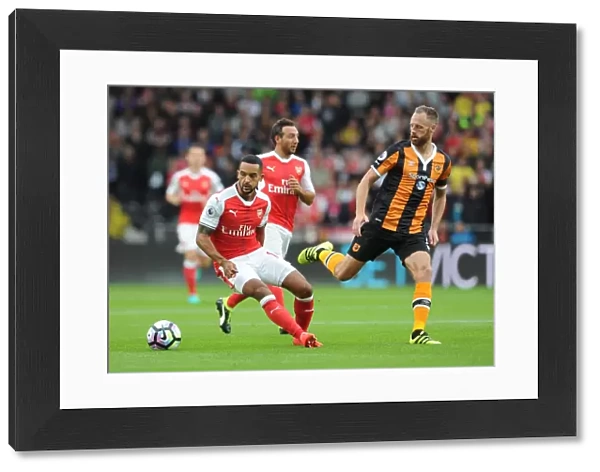 Theo Walcott (Arsenal) David Meyler (Hull). Hull City 1: 4 Arsenal. Premier League