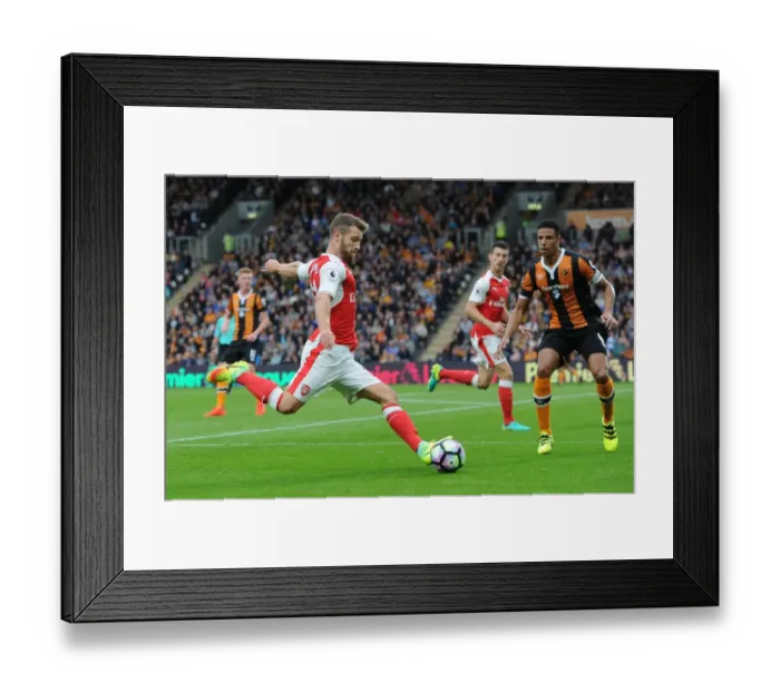Framed Print : Shkodran Mustafi (Arsenal) Curtis Davies (Hull). Hull City 1: 4 Arsenal. Premier League Framed Print : Shkodran Mustafi (Arsenal) Curtis Davies (Hull). Hull City 1: 4 Arsenal. Premier League