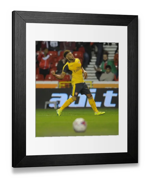 Framed Print : Alex Oxlade-Chamberlain's Brace: Arsenal's 4-0 Domination Over Nottingham Forest in EFL Cup Third Round Framed Print : Alex Oxlade-Chamberlain's Brace: Arsenal's 4-0 Domination Over Nottingham Forest in EFL Cup Third Round