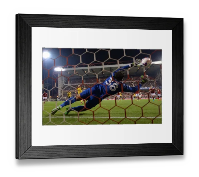 Framed Print : Lucas Perez Scores Penalty Against Nottingham Forest's Vladimir Stojkovic, EFL Cup 2016 Framed Print : Lucas Perez Scores Penalty Against Nottingham Forest's Vladimir Stojkovic, EFL Cup 2016