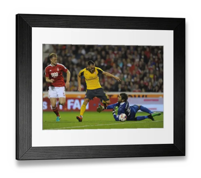 Framed Print : Lucas Perez Scores Brace: Arsenal Advance Past Nottingham Forest in EFL Cup Framed Print : Lucas Perez Scores Brace: Arsenal Advance Past Nottingham Forest in EFL Cup