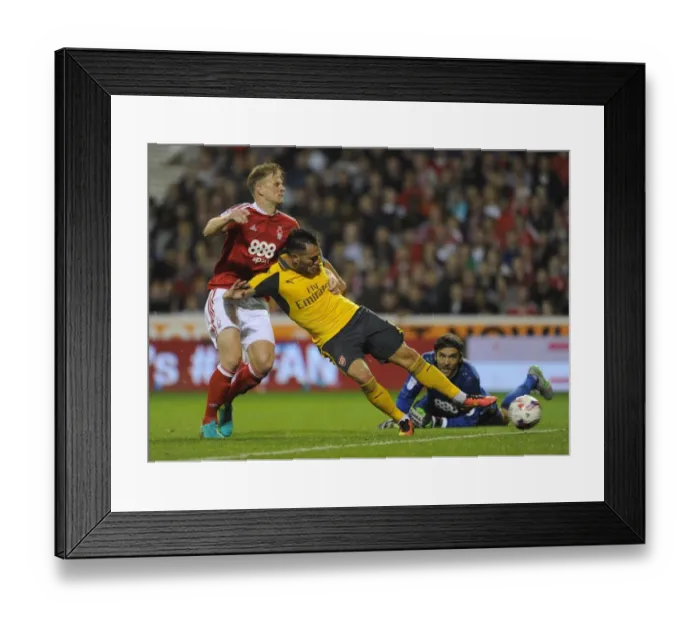 Framed Print : Lucas Perez Scores His Second Double: Arsenal's Third Goal Against Nottingham Forest in EFL Cup Framed Print : Lucas Perez Scores His Second Double: Arsenal's Third Goal Against Nottingham Forest in EFL Cup