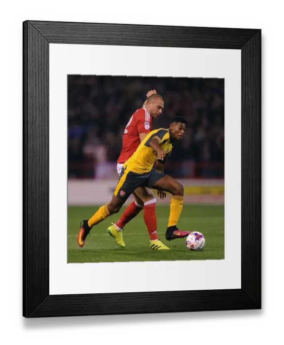 Framed Print : Reine-Adelaide vs. Kasami: A Battle in the EFL Cup Third Round - Nottingham Forest vs. Arsenal, 2016-17 Framed Print : Reine-Adelaide vs. Kasami: A Battle in the EFL Cup Third Round - Nottingham Forest vs. Arsenal, 2016-17