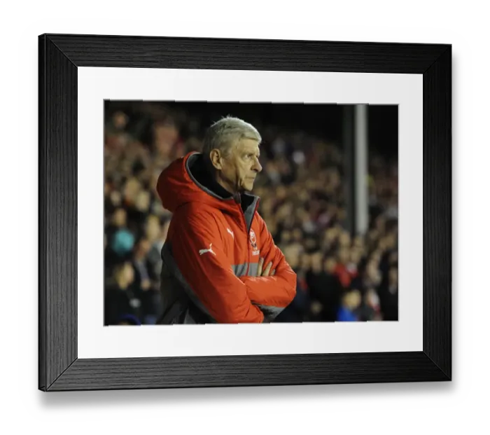 Framed Print : Arsene Wenger Leads Arsenal Against Nottingham Forest in EFL Cup Third Round, 2016-17 Framed Print : Arsene Wenger Leads Arsenal Against Nottingham Forest in EFL Cup Third Round, 2016-17