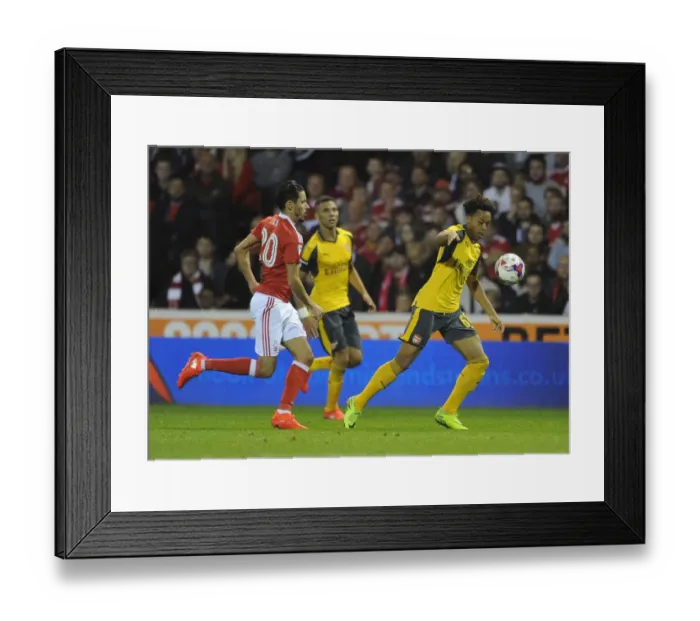 Framed Print : Chris Willock (Arsenal) Lica (Forest). Nottingham Forest 0: 4 Arsenal. EPL League Cup Framed Print : Chris Willock (Arsenal) Lica (Forest). Nottingham Forest 0: 4 Arsenal. EPL League Cup