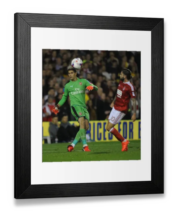 Framed Print : Emi Martinez (Arsenal). Nottingham Forest 0: 4 Arsenal. EPL League Cup. 3rd Round Framed Print : Emi Martinez (Arsenal). Nottingham Forest 0: 4 Arsenal. EPL League Cup. 3rd Round