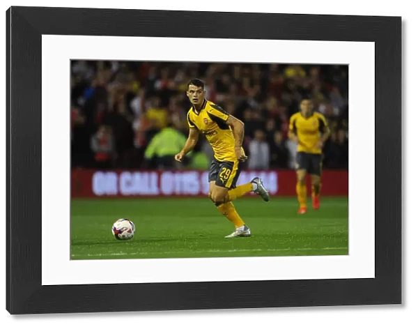 Granit Xhaka (Arsenal). Nottingham Forest 0: 4 Arsenal. EPL League Cup. 3rd Round
