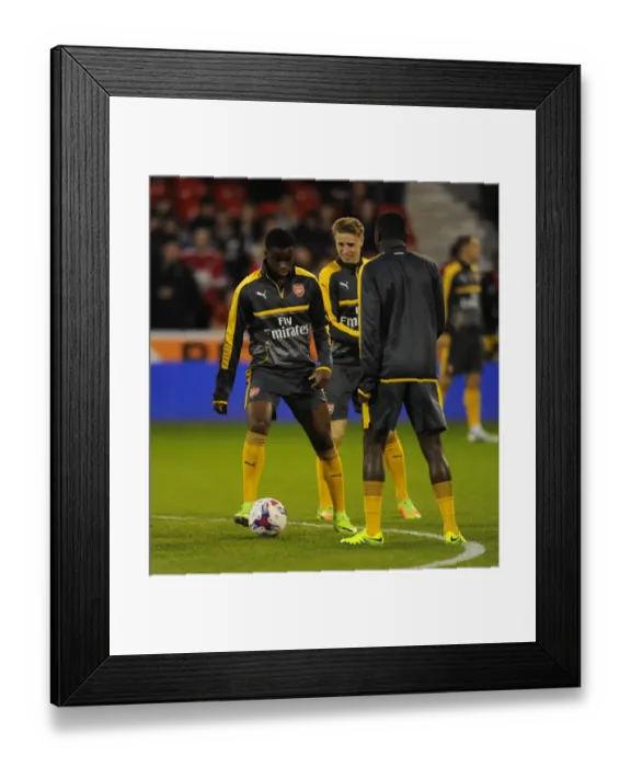 Framed Print : Stephy Mavididi (Arsenal). Nottingham Forest 0: 4 Arsenal. EPL League Cup. 3rd Round