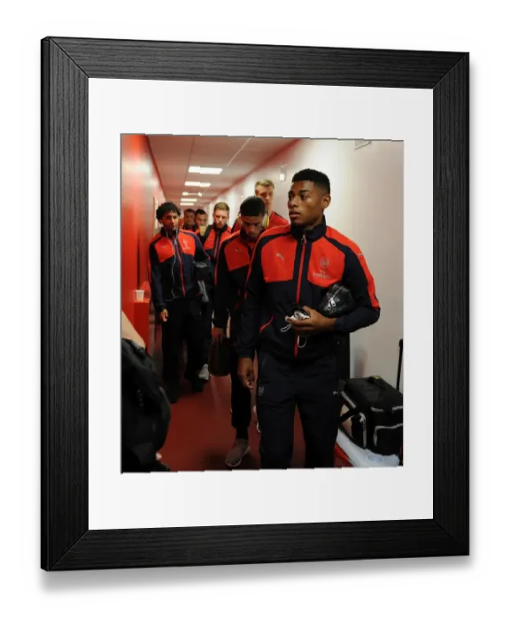 Framed Print : Jeff Reine-Adelaide (Arsenal). Nottingham Forest 0: 4 Arsenal. EPL League Cup. 3rd Round