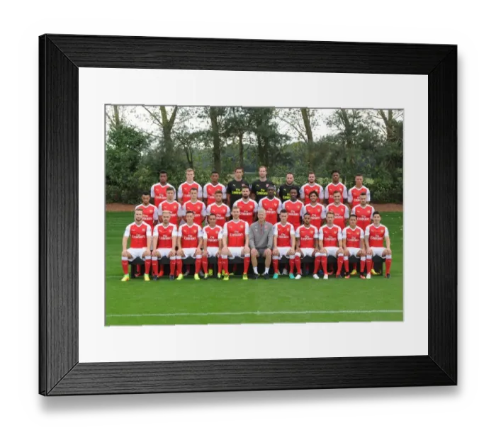 Framed Print : Arsenal 1st Team Squad 2016-17: The Complete Lineup at London Colney Framed Print : Arsenal 1st Team Squad 2016-17: The Complete Lineup at London Colney