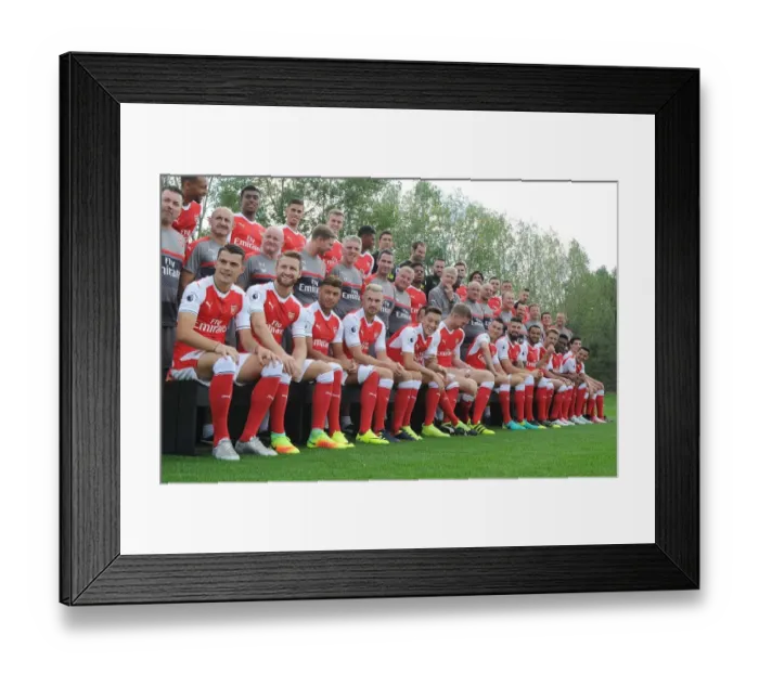 Framed Print : Arsenal 1st Team Squad: 2016-17 Season - The Complete Line-Up Framed Print : Arsenal 1st Team Squad: 2016-17 Season - The Complete Line-Up