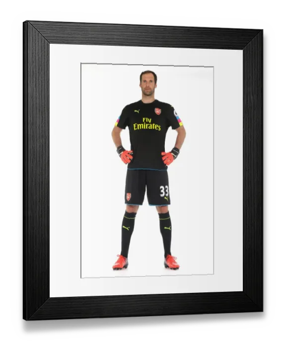 Framed Print : Arsenal FC 2016-17 First Team: Petr Cech's Portrait Framed Print : Arsenal FC 2016-17 First Team: Petr Cech's Portrait
