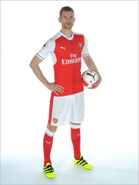 Arsenal 1st Team Squad: Per Mertesacker Portrait, 2016-17 Season