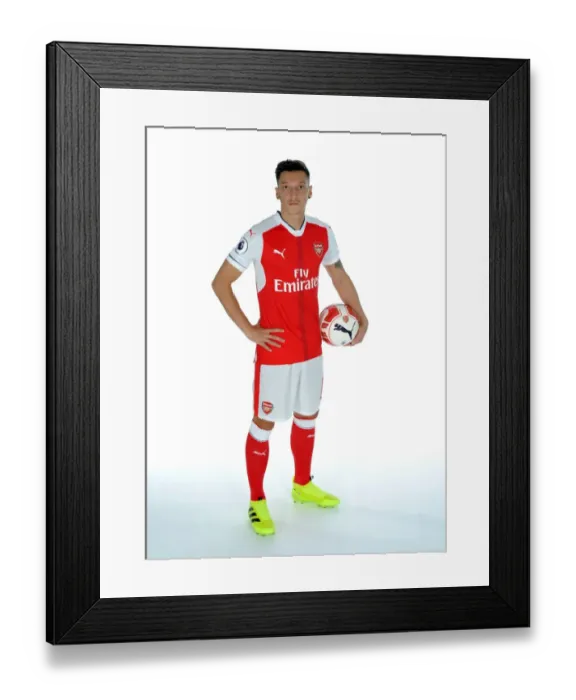 Framed Print : Mesut Ozil: Arsenal's 2016-17 First Team Member Framed Print : Mesut Ozil: Arsenal's 2016-17 First Team Member