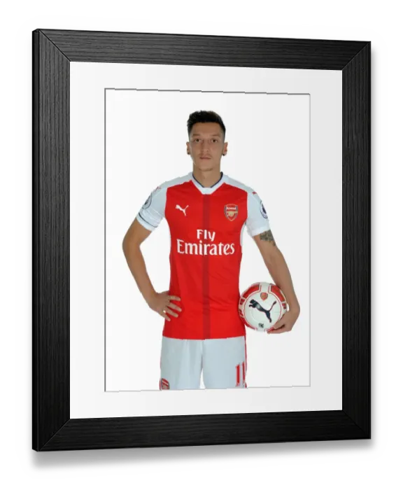 Framed Print : Mesut Ozil: Arsenal's 2016-17 First Team Member Framed Print : Mesut Ozil: Arsenal's 2016-17 First Team Member