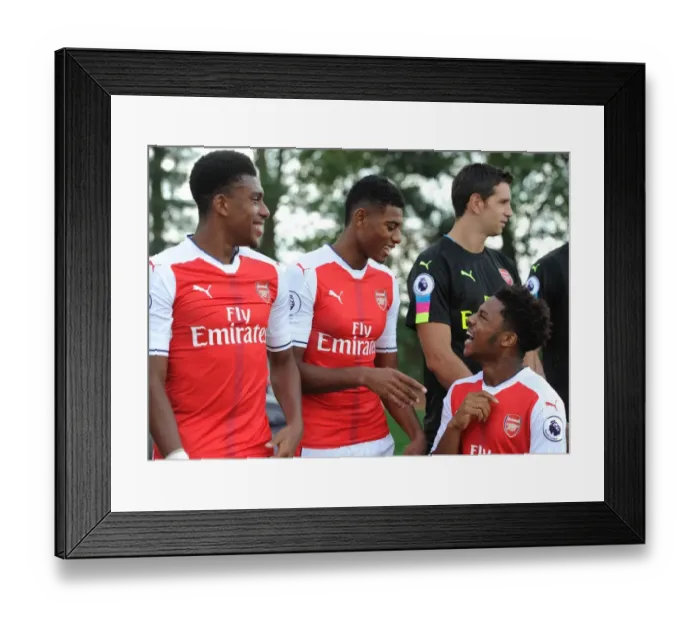 Framed Print : Arsenal 2016-17 First Team: Iwobi, Reine-Adelaide, Akpom Framed Print : Arsenal 2016-17 First Team: Iwobi, Reine-Adelaide, Akpom