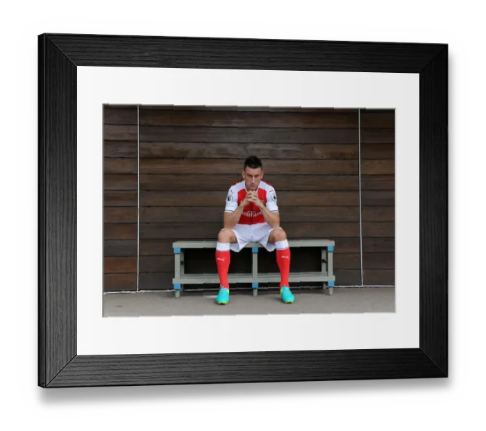 Framed Print : Arsenal FC 2016-17 Squad: Laurent Koscielny at Photocall Framed Print : Arsenal FC 2016-17 Squad: Laurent Koscielny at Photocall