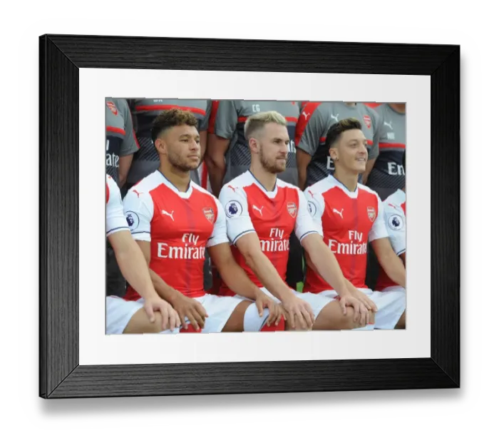 Framed Print : Arsenal 1st Team Squad: 2016-17 Season - Alex Oxlade-Chamberlain's Photoshoot Framed Print : Arsenal 1st Team Squad: 2016-17 Season - Alex Oxlade-Chamberlain's Photoshoot