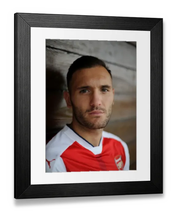 Framed Print : Arsenal FC: Lucas Perez Joins 2016-17 First Team Squad