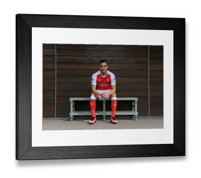 Framed Print : Arsenal Squad: Lucas Perez at 2016-17 Season Photocall Framed Print : Arsenal Squad: Lucas Perez at 2016-17 Season Photocall