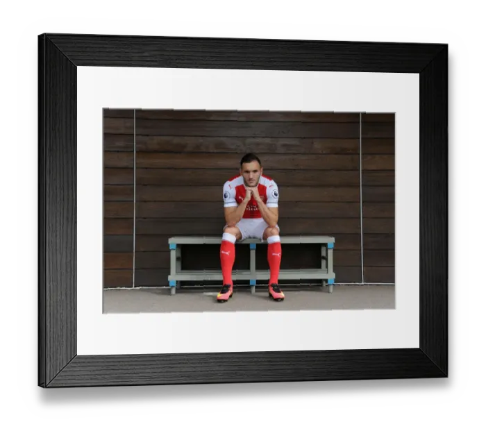 Framed Print : Arsenal FC 2016-17 First Team: Lucas Perez