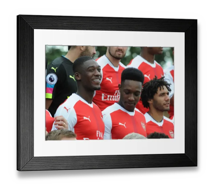 Framed Print : Arsenal Football Club: Yaya Sanogo at 2016-17 First Team Photoshoot