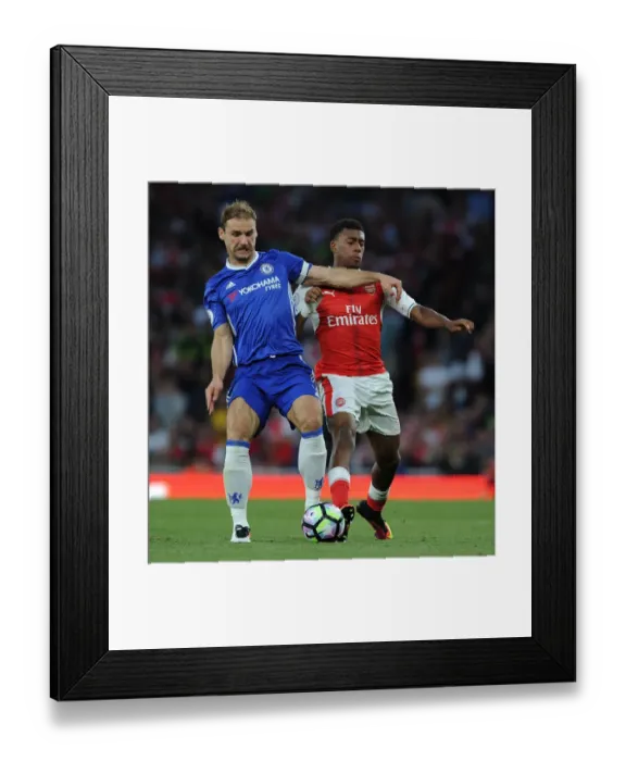 Framed Print : Arsenal vs. Chelsea: A Football Rivalry at the Emirates (2016-17)